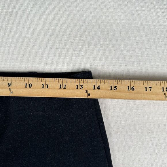 Eileen Fisher Pants Women’s 4 Heathered Black Straight Leg Stretch Elastic Waist - Picture 9 of 16